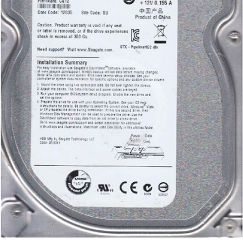 Seagate 500gb Desktop Harddisk500GBSATASeagate