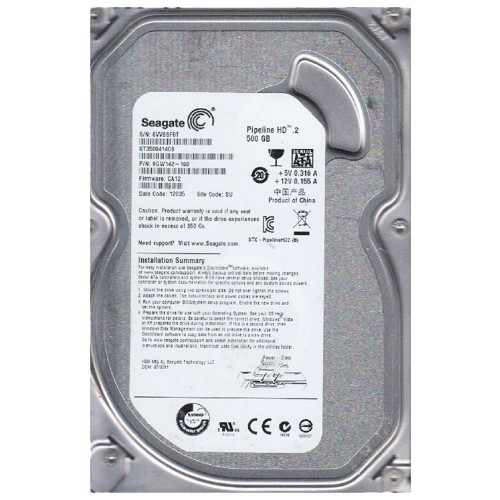 Seagate 500gb Desktop Harddisk500GBSATASeagate