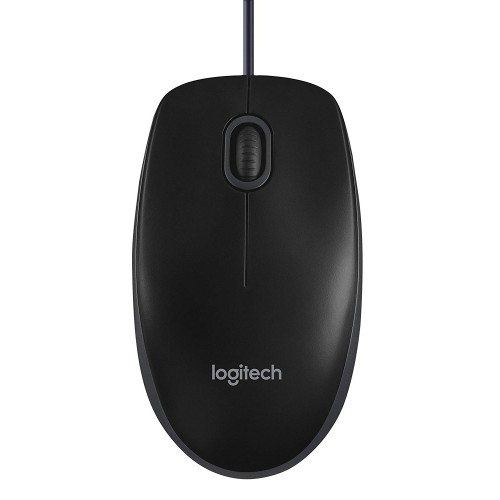 Logitech B100 Optical Mouse (Black)